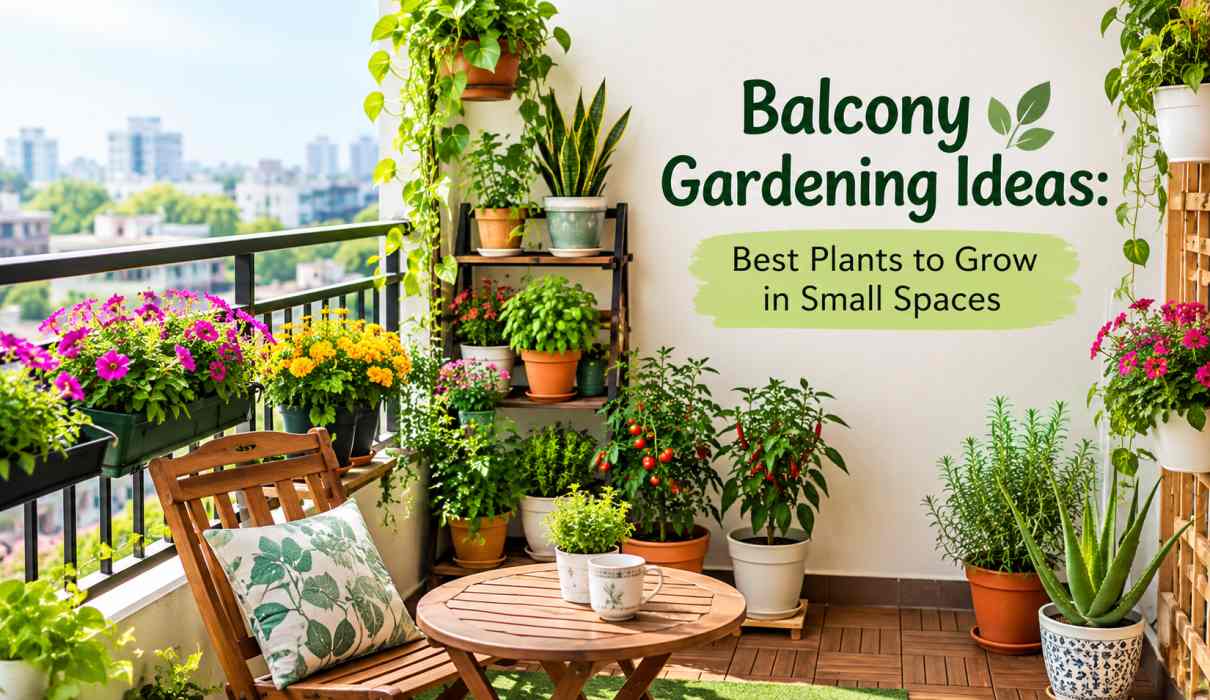 Balcony Gardening Ideas Best Plants to Grow in Small Spaces
