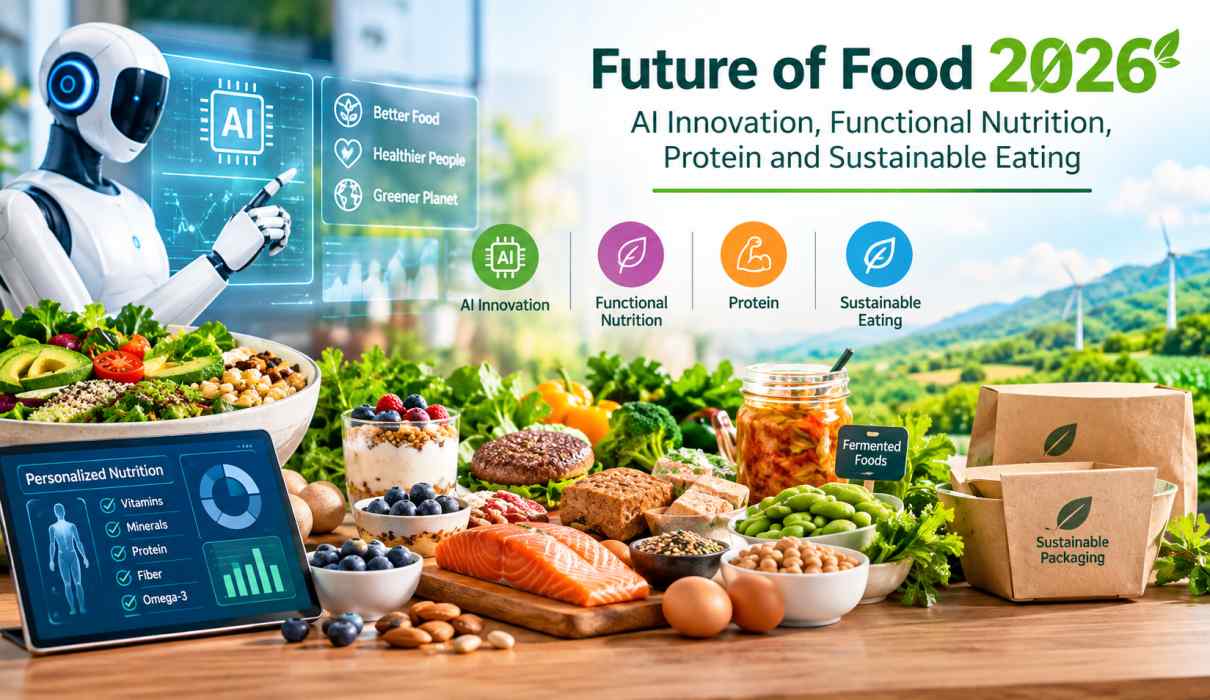Future of Food 2026: AI Innovation, Functional Nutrition, Protein and Sustainable Eating