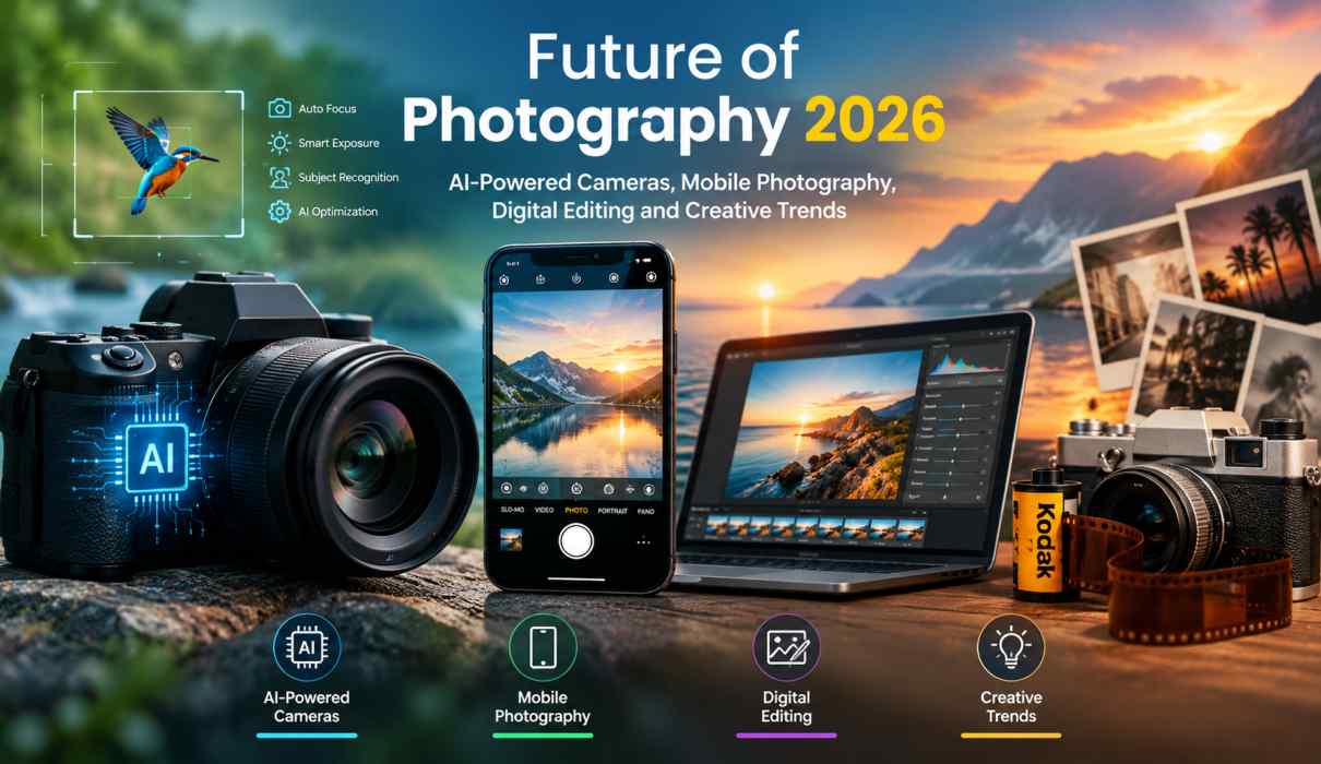 Future of Photography 2026: AI-Powered Cameras, Mobile Photography, Digital Editing and Creative Trends