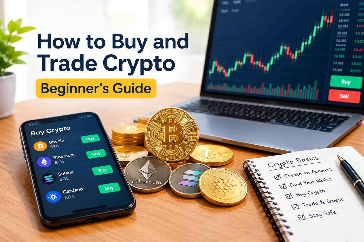 How to Buy and Trade Crypto | Beginner’s Guide
