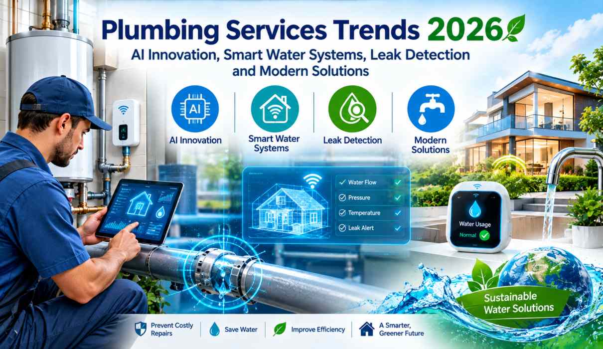 Plumbing Services Trends 2026: AI Innovation, Smart Water Systems, Leak Detection and Modern Solutions