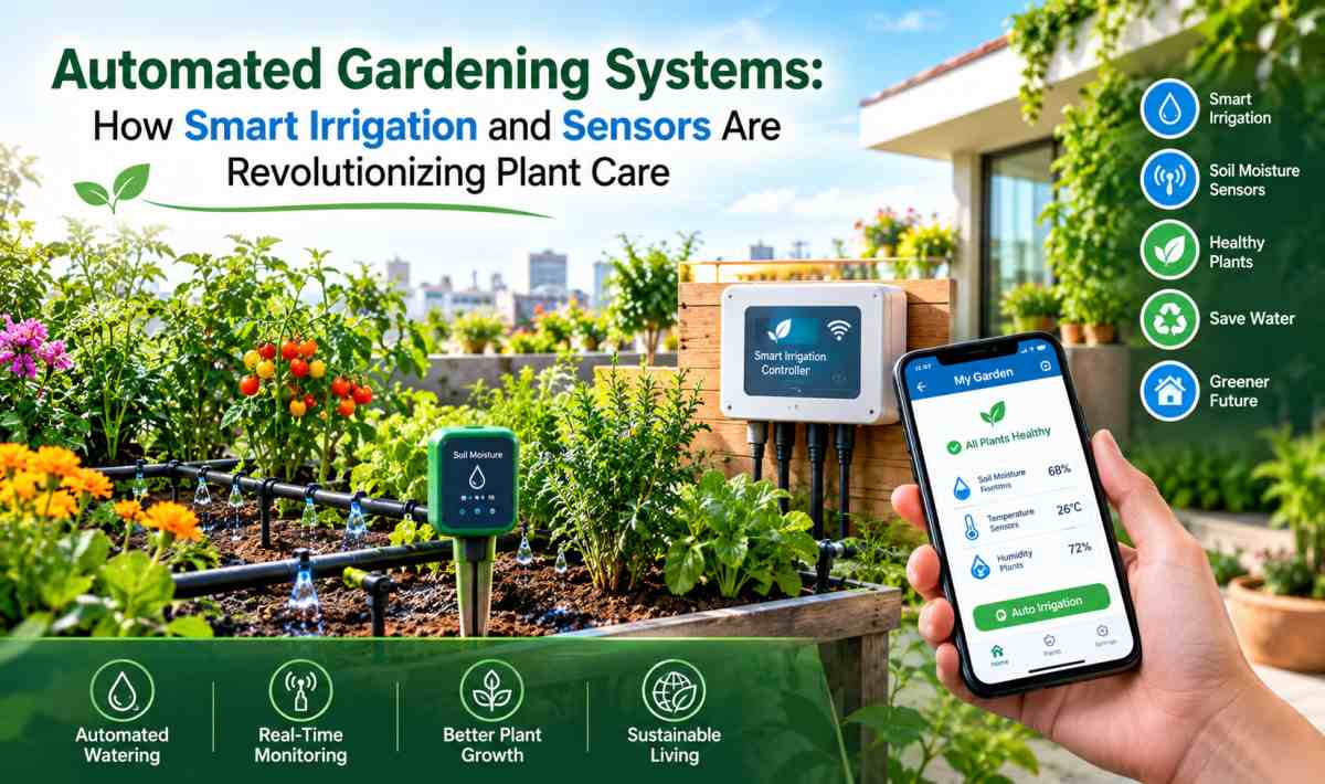 Automated Gardening Systems: How Smart Irrigation and Sensors Are Revolutionizing Plant Care